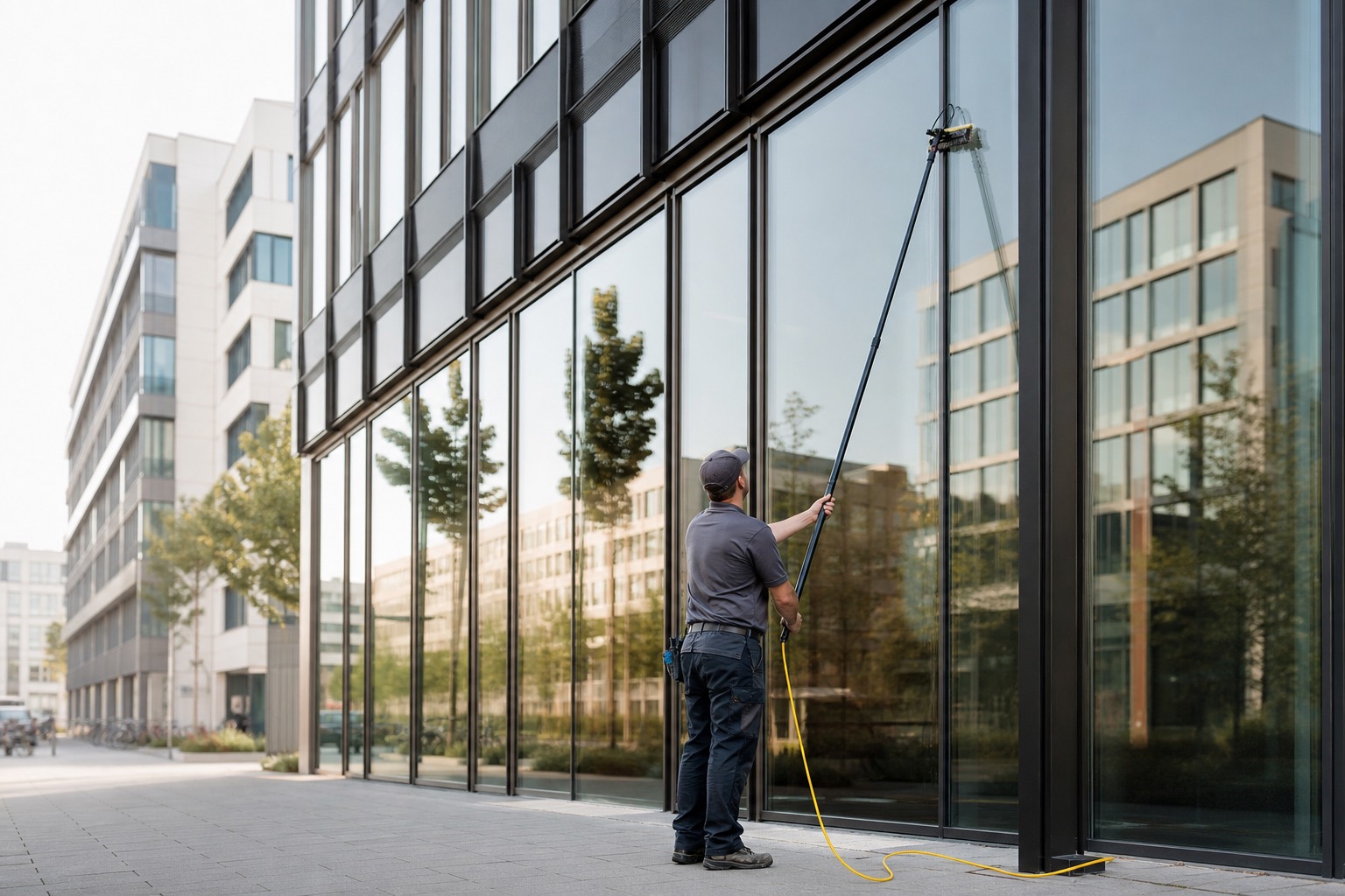 Fensterreinigung für den Einzelhandel in Berlin